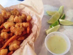 Lime juice dipping sauce